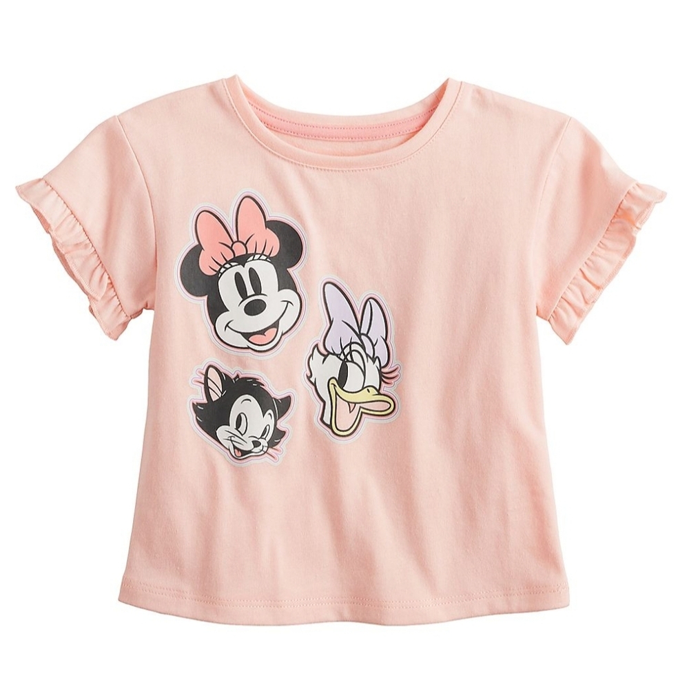 9M Disney's Minnie Mouse, Daisy Duck & Figaro graphic tee